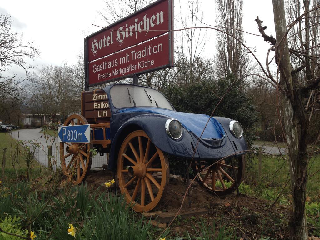Gasthaus Zum Hirschen Staufen im Breisgau Exteriör bild