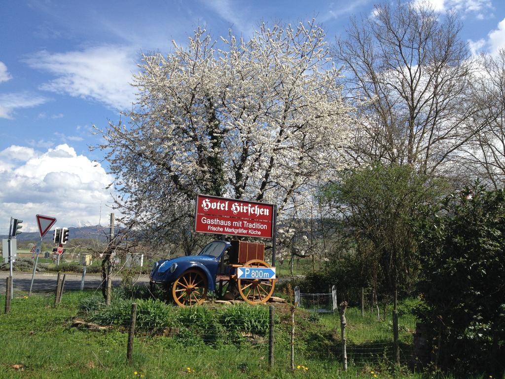 Gasthaus Zum Hirschen Staufen im Breisgau Exteriör bild